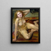 Fille nue sur un tapis - Lovis Corinth — quadro incorniciato alla parete