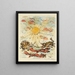 Letzte Seite der Episode Reynard der Fuchs - Lovis Corinth — gerahmtes Bild an der Wand