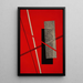 Bauweise IV - László Moholy-Nagy — gerahmtes Bild an der Wand