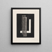 Ohne Titel - László Moholy-Nagy — gerahmtes Bild an der Wand
