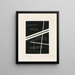 Komposition ohne Titel - László Moholy-Nagy — gerahmtes Bild an der Wand