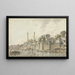 Porte eines alten Forts in Benares - Lt John Ritso — gerahmtes Bild an der Wand