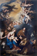 La Sainte Famille vénérée par Saint Antoine de Padoue - Luca Giordano — vista dell’opera
