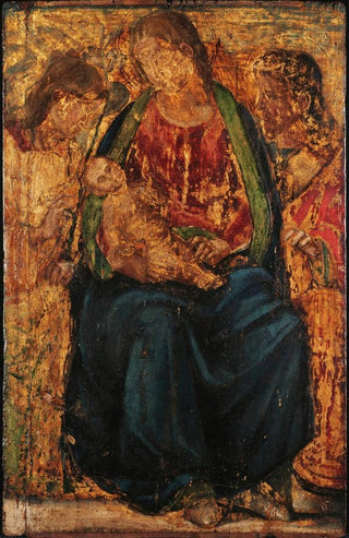 Luca Signorelli - Virgin and Child with the Archangel Gabriel and an Unidentified Saint.webp