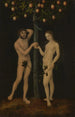 Adam e Eva - Lucas Cranach il Vecchio — vista dell’opera