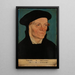 Porträt des Reformators Georg Spalatin - Lucas Cranach der Ältere — gerahmtes Bild an der Wand