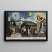 Verdammnis und Erlösung - Lucas Cranach der Ältere — gerahmtes Bild an der Wand
