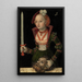 Judith und Holofernes - Lucas Cranach der Ältere — gerahmtes Bild an der Wand