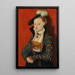 Portrait von Christiane d'Eulenau - Lucas Cranach der Ältere — gerahmtes Bild an der Wand