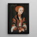 Portrait von Heilige Brigitte von Schweden - Lucas Cranach der Ältere — gerahmtes Bild an der Wand