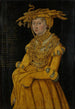 Ritratto della Duchessa Catherine - Lucas Cranach l'Ancien — quadro incorniciato alla parete