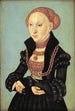 Ritratto dell'elettrice Sibilla di Sassonia 1510-1569 - Lucas Cranach il Vecchio — vista dell’opera