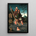 San Cristoforo - Lucas Cranach l'Ancien — quadro incorniciato alla parete