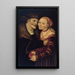 Le Couple mal assorti - Lucas Cranach l'Ancien — quadro incorniciato alla parete