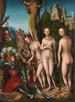 Der Urteil des Paris - Lucas Cranach der Ältere — Ansicht des Kunstwerks