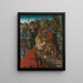 Il martirio di Santa Barbara - Lucas Cranach il Vecchio — quadro incorniciato alla parete