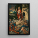 Die Auferstehung - Lucas Cranach der Ältere — gerahmtes Bild an der Wand