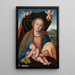 Jungfrau mit Kind - Lucas Cranach der Ältere — gerahmtes Bild an der Wand