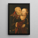 Amants mal assortis - Lucas Cranach le Jeune — quadro incorniciato alla parete