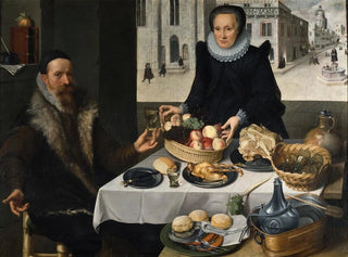 Lucas van Valckenborch - Double Portrait of an Elderly Couple.webp