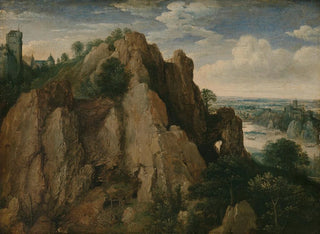 Landschaft mit Bergen - Lucas van Valckenborch — Ansicht des Kunstwerks