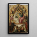Le Couronnement de la Vierge - Maître Lucquois — quadro incorniciato alla parete