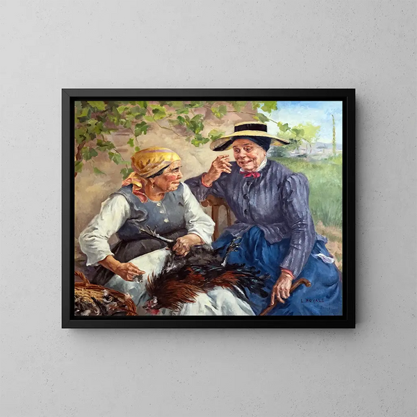 Cancans - Luce Boyals — gerahmtes Bild an der Wand