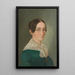 Portrait der Frau Jos Ruch geborene Faist - Lucian Reich — gerahmtes Bild an der Wand