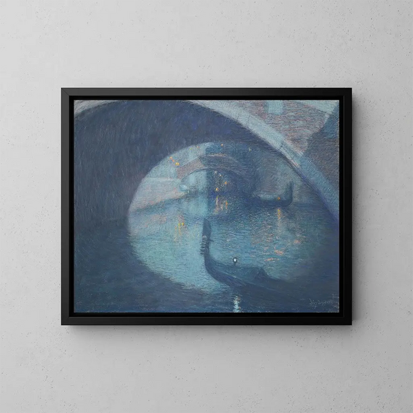Venedig - Lucien Lévy-Dhurmer — gerahmtes Bild an der Wand