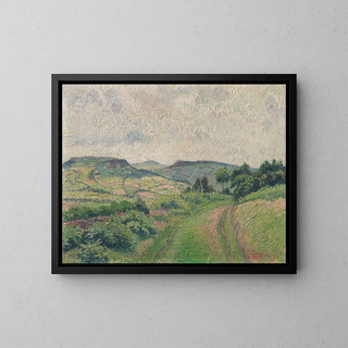 Lucien Pissarro - A Hilly Landscape.webp