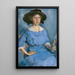 Selbstporträt - Lucy May Stanton — gerahmtes Bild an der Wand