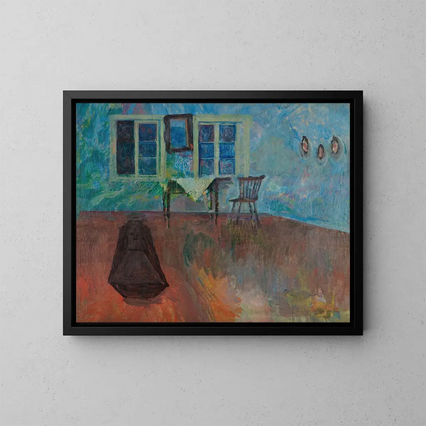 Der Ort des Todes - Ludvig Karsten — gerahmtes Bild an der Wand