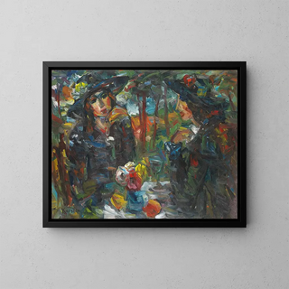 Ludvig Karsten - Zwei Frauen am Tisch.webp