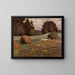 Landschaft - Ludvig Oskar — gerahmtes Bild an der Wand