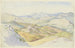 Les collines sabines et Rocca Santo Stefano vues depuis Civitella - Ludwig Deurer — Ansicht des Kunstwerks