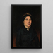 Portrait der Ehefrau von Ignaz Deutsch - Ludwig Deutsch — gerahmtes Bild an der Wand