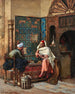 Die Schachspieler - Ludwig Deutsch — Ansicht des Kunstwerks