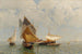 Bateau de pêche vénitien dans la lagune - Ludwig Dill — Ansicht des Kunstwerks