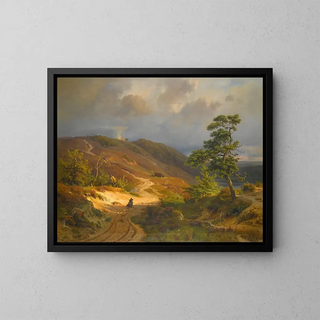 Ludwig Gurlitt - Rider In A Landscape.webp