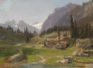 Ludwig Halauska - Gebirgslandschaft.webp