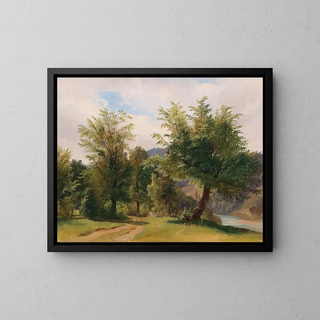 Ludwig Halauska - Landscape with Rivere.webp