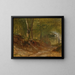 Sentiero nel bosco - Ludwig Halauska — quadro incorniciato alla parete