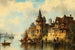 Dutch landscape painting near Delft - Ludwig Hermann — artwork view