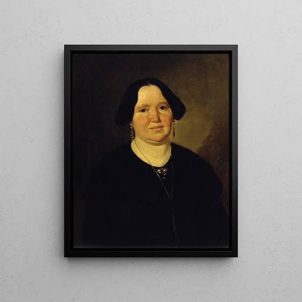 Ludwig Knaus - Portrait of Mrs Mller.webp