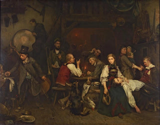 Ludwig Knaus - The Morning after the Festival.webp
