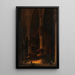L Innenraum der Kathedrale von Mailand - Ludwig Mecklenburg — gerahmtes Bild an der Wand