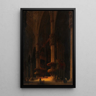 Ludwig Mecklenburg - Das Innere des Doms zu Mailand.webp