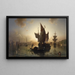Venezia al tramonto - Ludwig Meixner — quadro incorniciato alla parete
