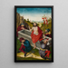 Die Auferstehung - Ludwig Schongauer — gerahmtes Bild an der Wand