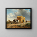 Fauchage - Ludwig Voltz — gerahmtes Bild an der Wand